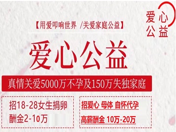 图们捐卵助孕生子 爱心志愿者招募